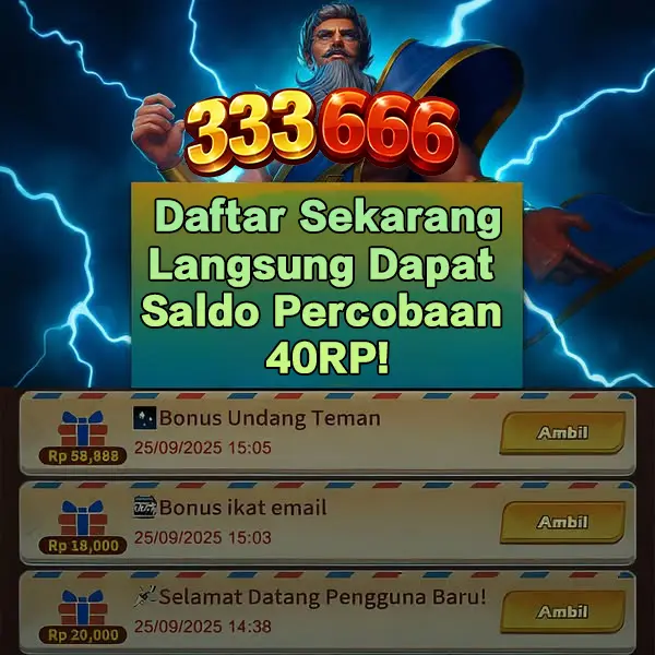333666 Masuk